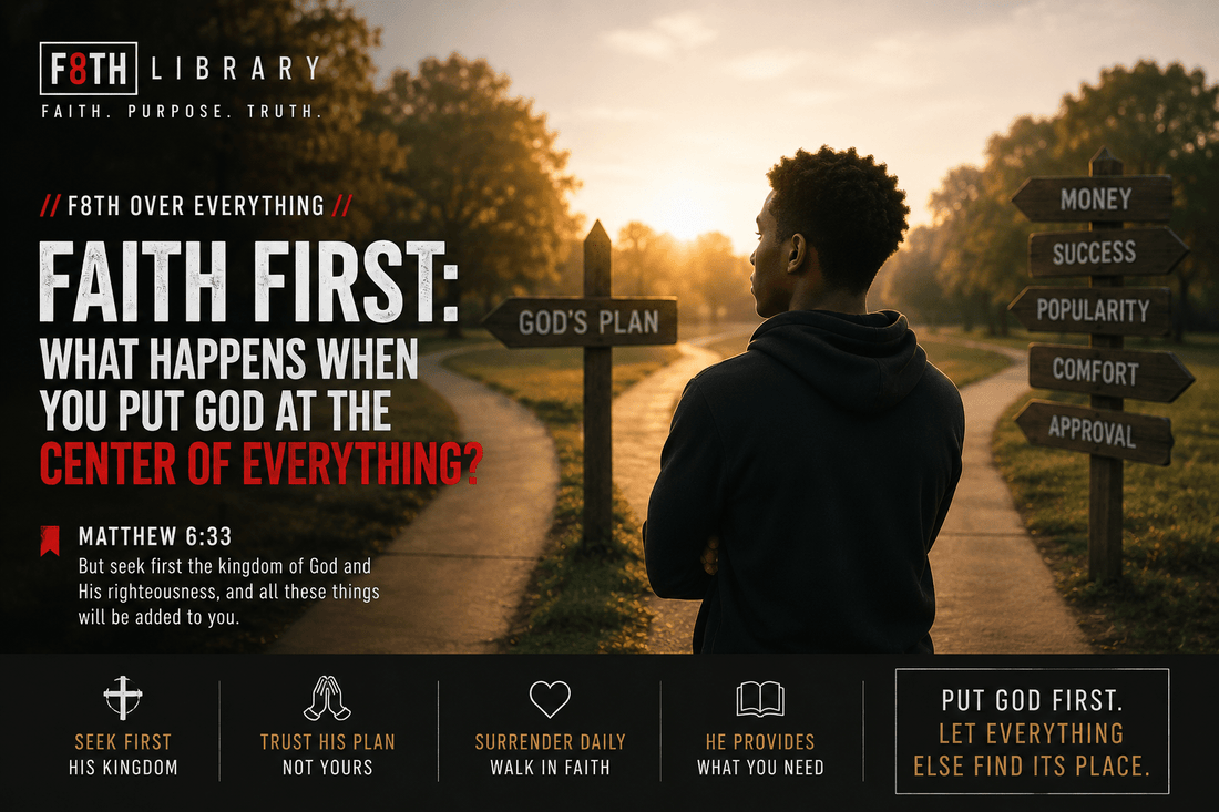 Faith First: What Happens When You Put God at the Center of Everything? - F8TH Brand Apparel
