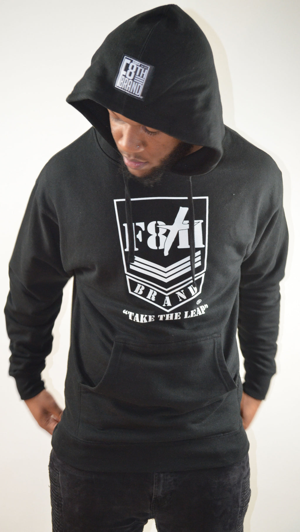 F8th Brand Logo - Hoodie (Black)
