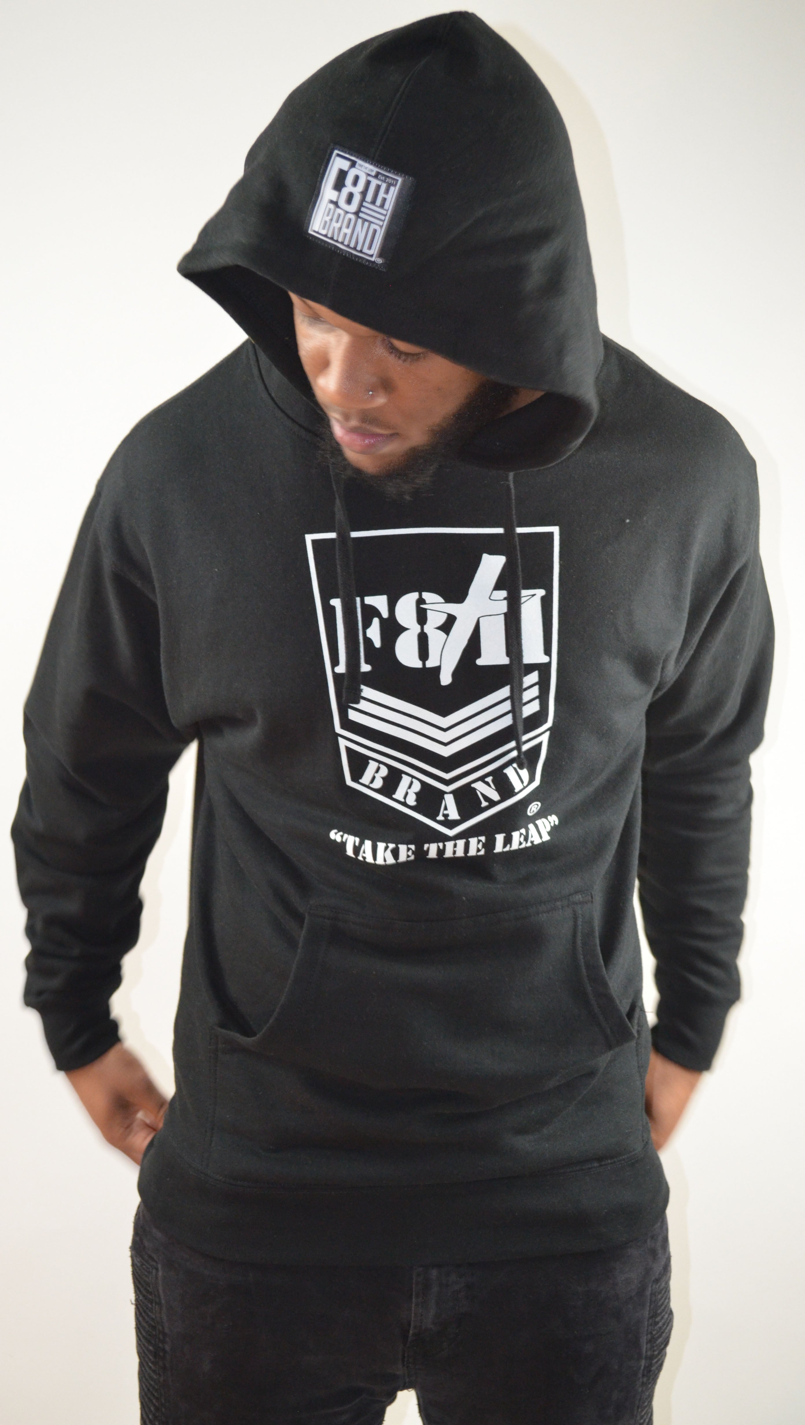 F8th Brand Logo - Hoodie (Black)