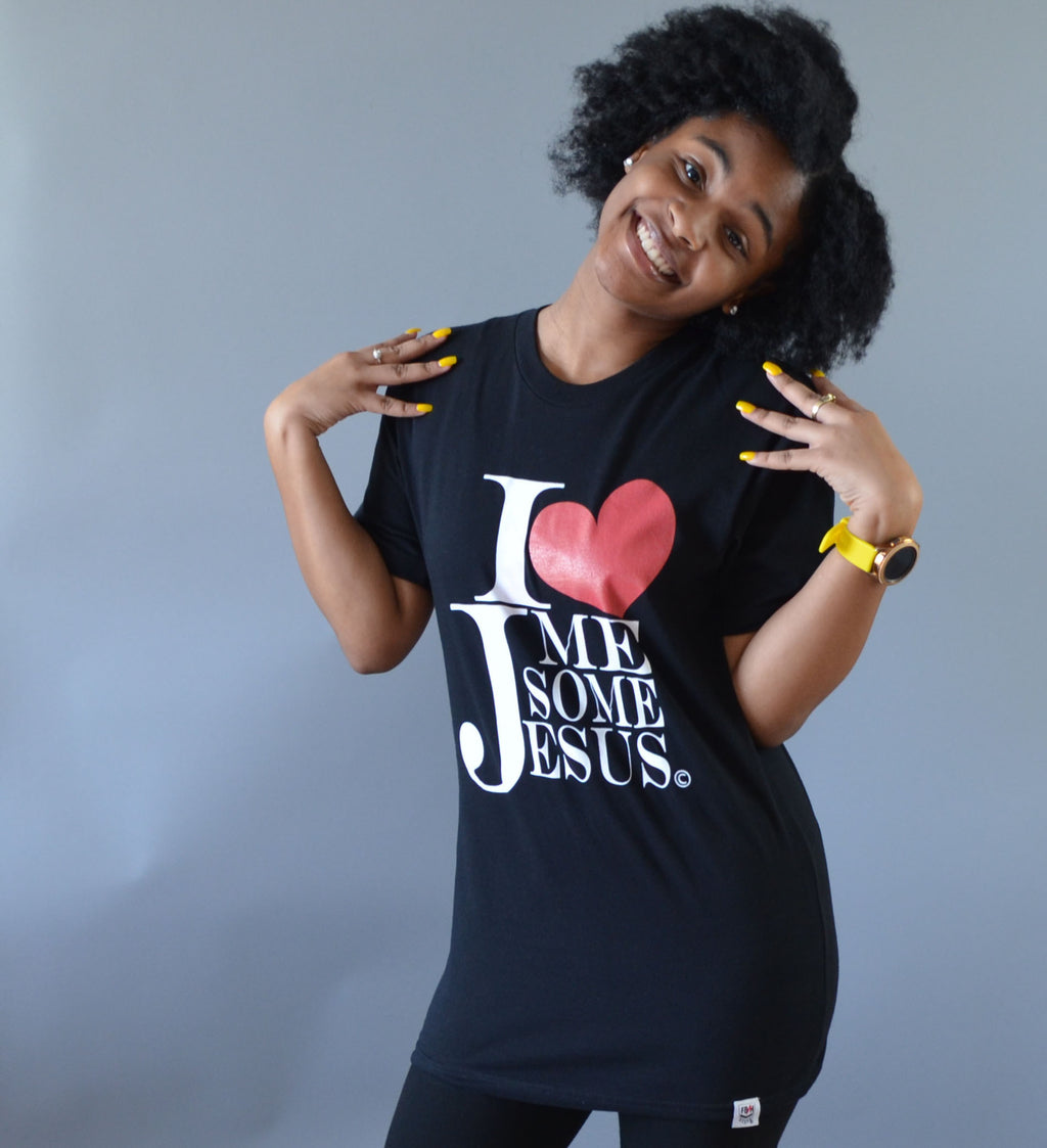 I Luv Me Some Jesus - T-Shirt (Black)