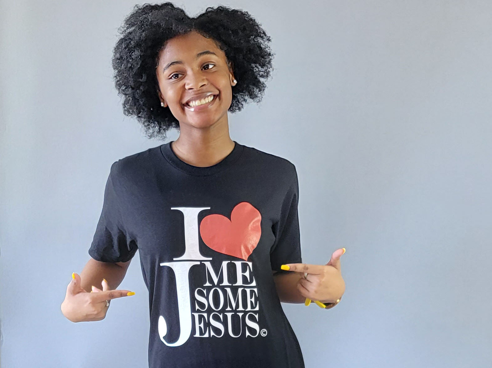 I Luv Me Some Jesus - T-Shirt (Black)