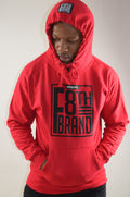 F8th Brand Apparel Logo - Hoodie (Red)
