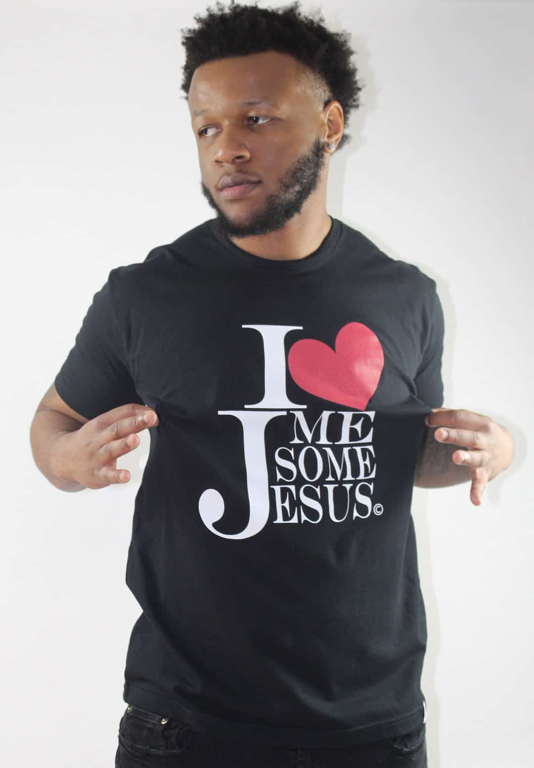 I Luv Me Some Jesus - T-Shirt (Black)