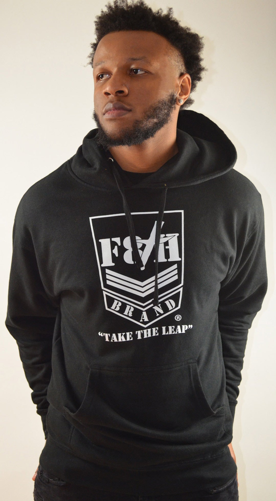 F8th Brand Logo - Hoodie (Black)
