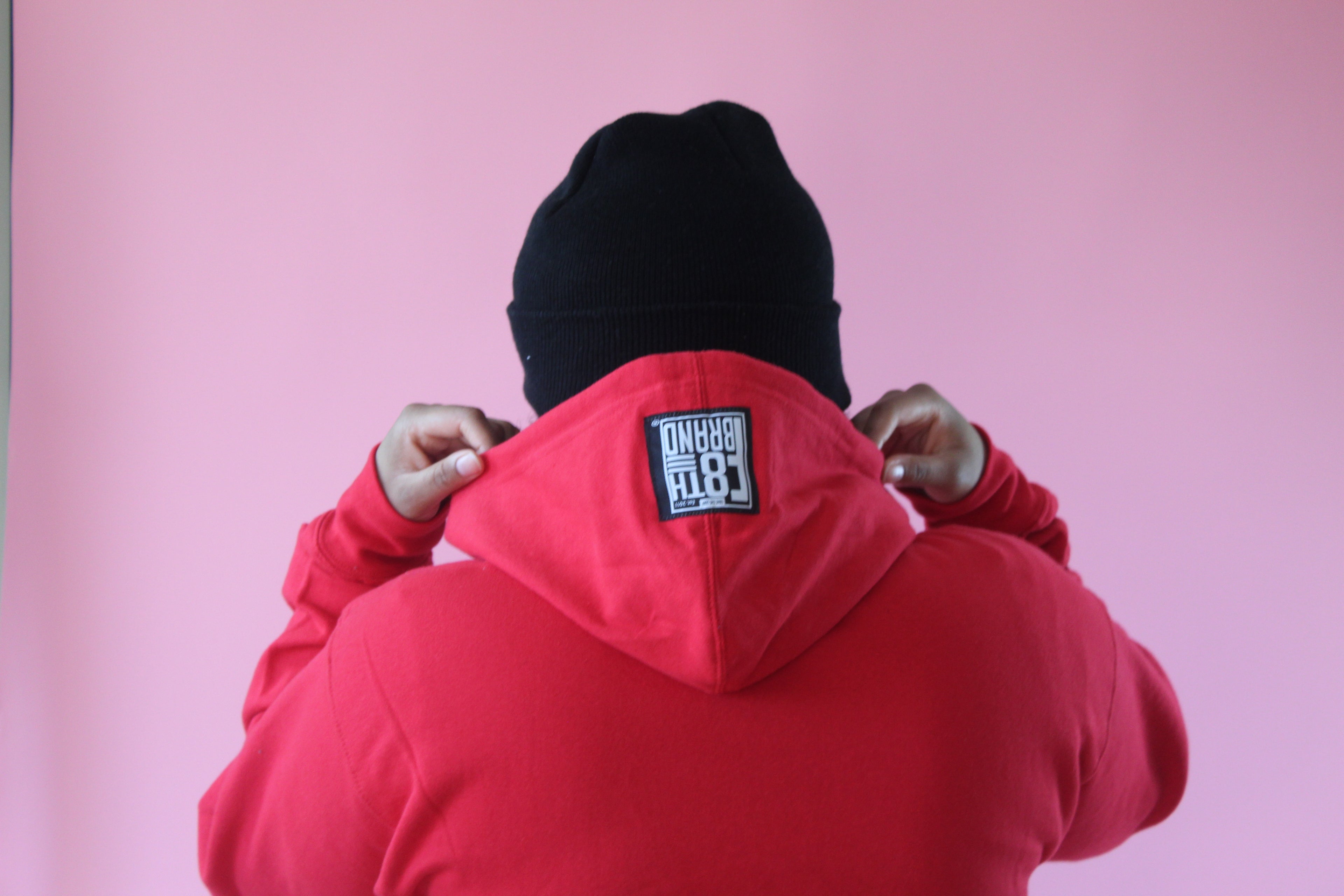 F8th Brand Apparel Logo - Hoodie (Red)