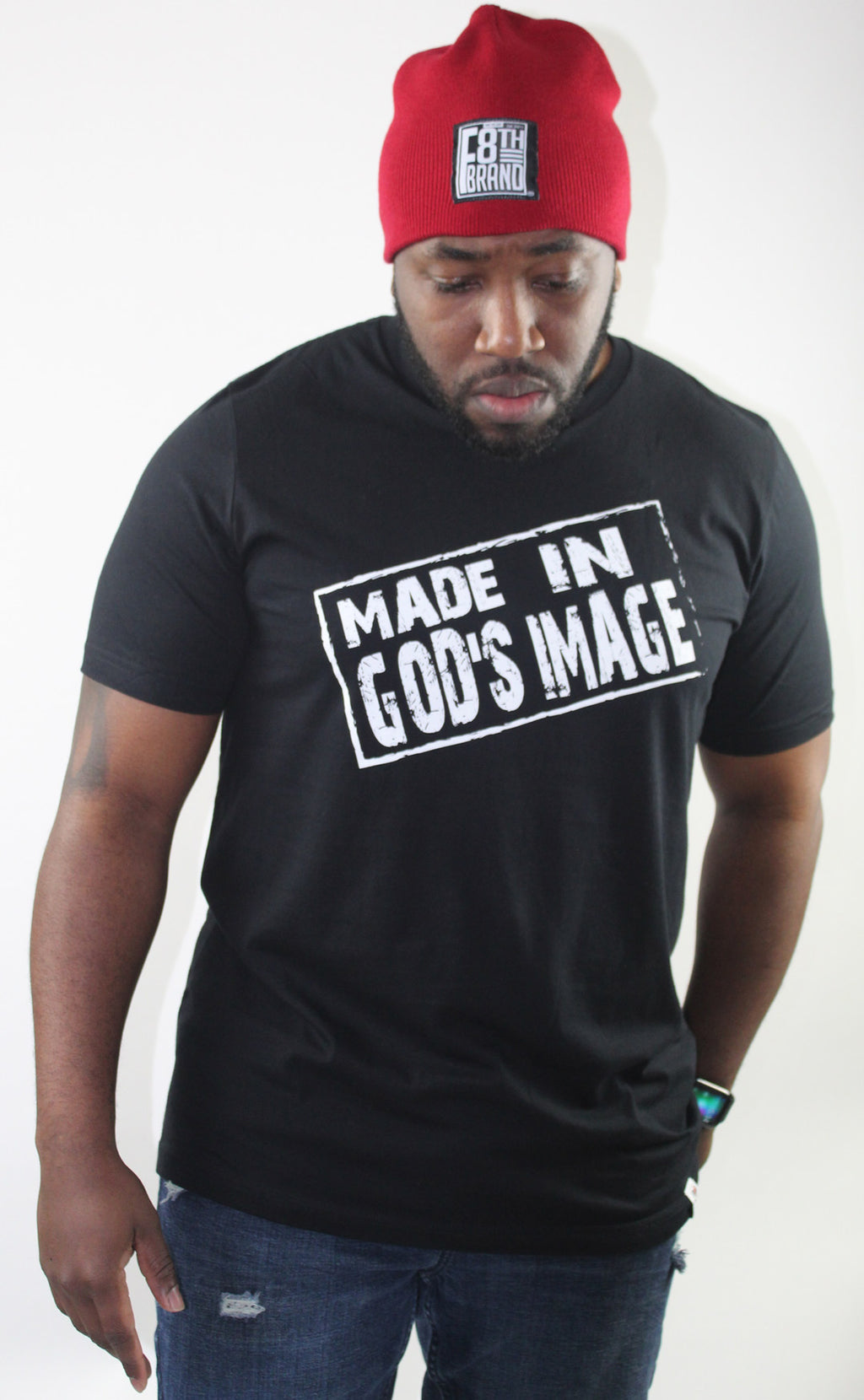 Made In God's Image - T-Shirt (Black)
