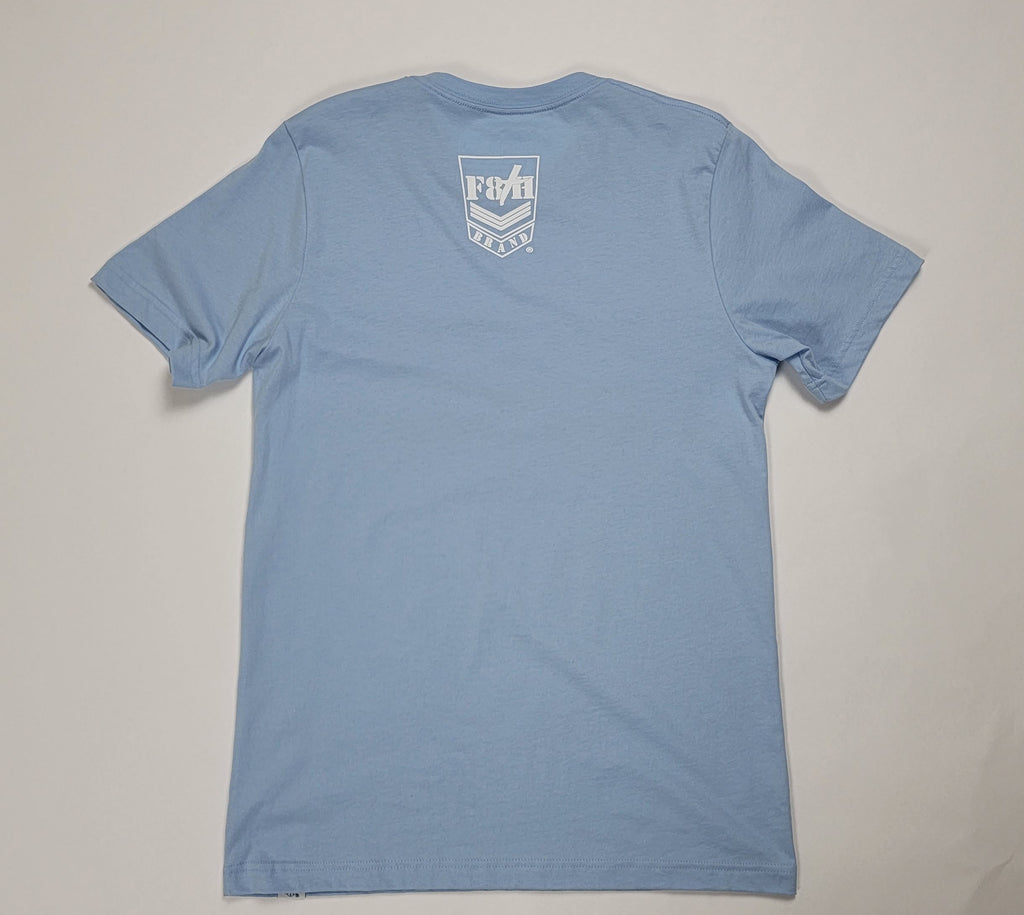 F8th Over Everything - T-Shirt (Light Blue)